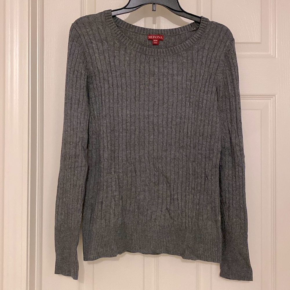 Merona Gray Crewneck Sweater
